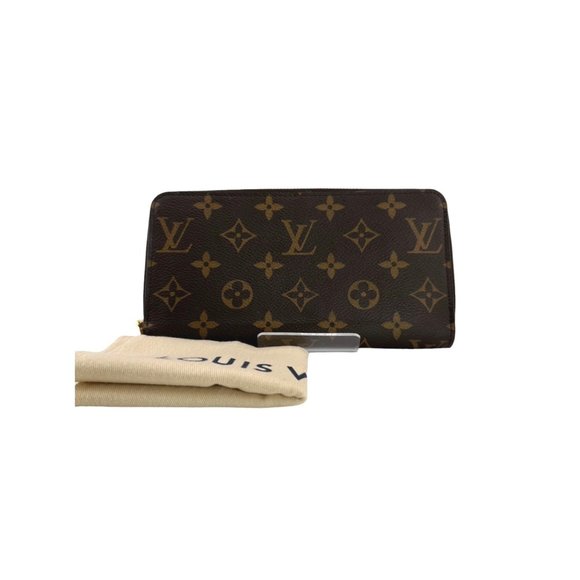 Louis Vuitton LOUIS VUITTON Long Wallet Round Monogram Fuchsia Canvas M41895 ...